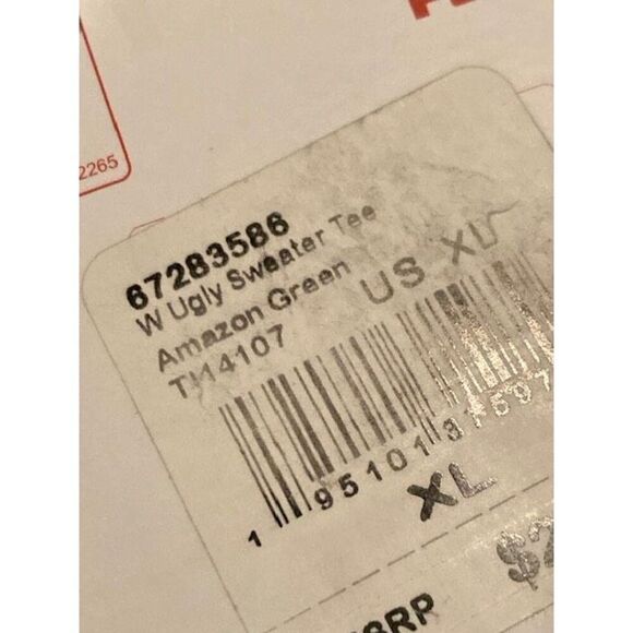 NEW Puma Women’s Christmas ‘Ugly Sweater’ Tee T-shirt Green Size XL - Picture 11 of 13